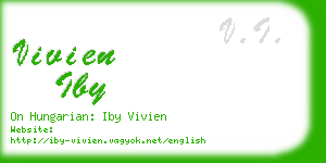 vivien iby business card